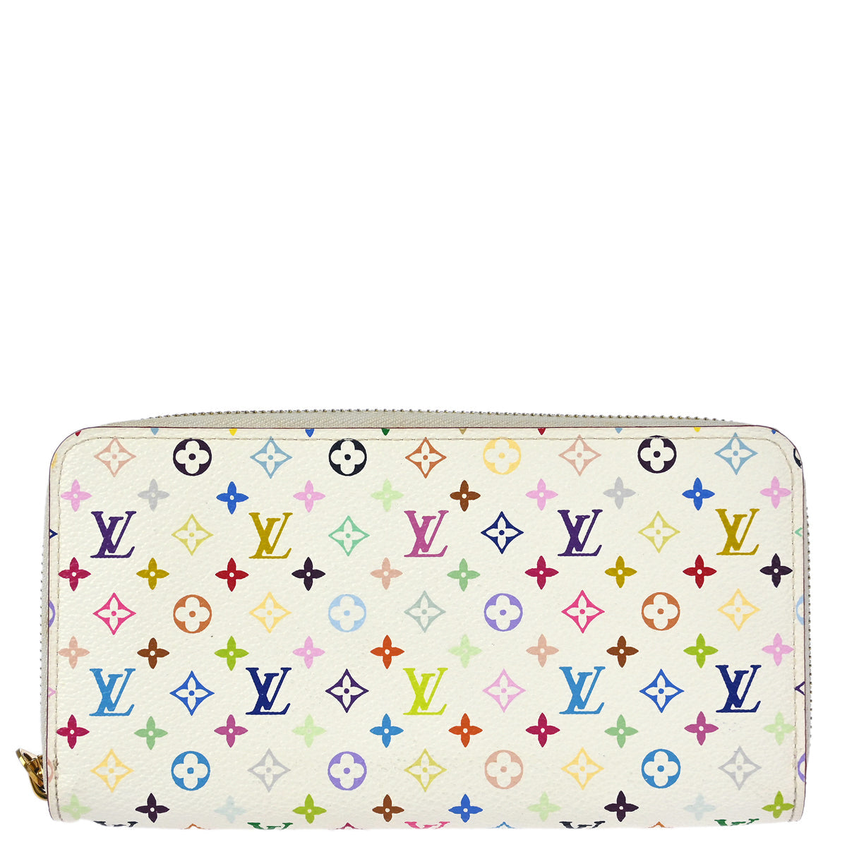 Louis Vuitton 2011 White Multicolor Zippy Wallet M60241