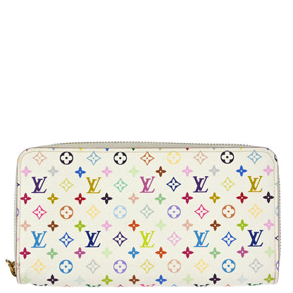 Louis Vuitton 2011 White Multicolor Zippy Wallet M60241