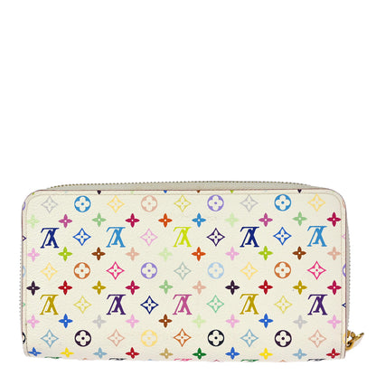 Louis Vuitton 2011 White Multicolor Zippy Wallet M60241