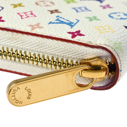Louis Vuitton 2011 White Multicolor Zippy Wallet M60241