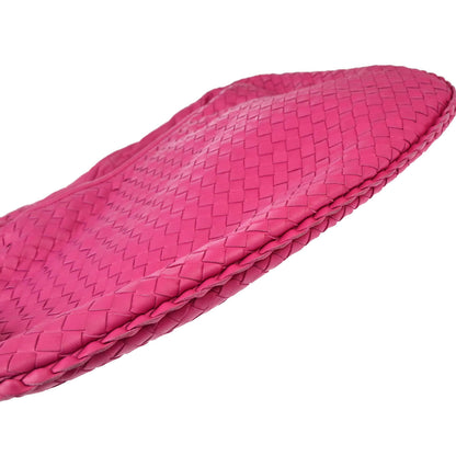 Bottega Veneta Pink Intrecciato Hobo Handbag