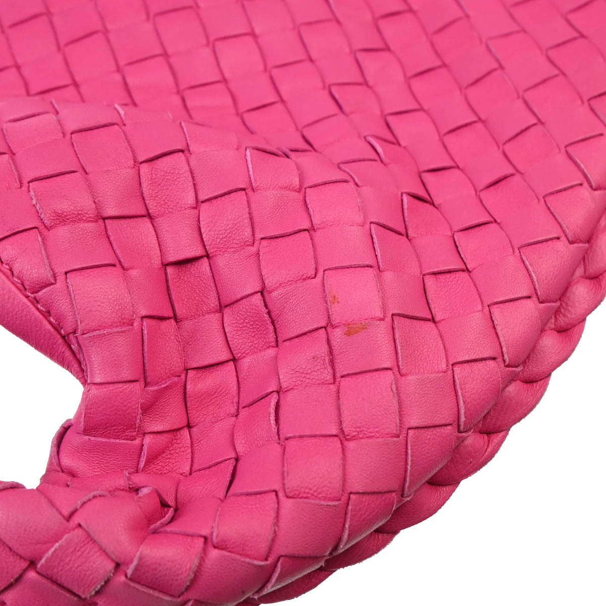 Bottega Veneta Pink Intrecciato Hobo Handbag