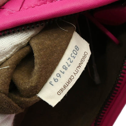 Bottega Veneta Pink Intrecciato Hobo Handbag