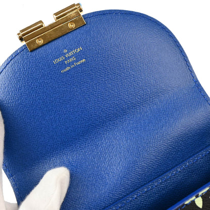 Louis Vuitton 2017 Black Multicolor Heart Breaker Shoulder Bag M40659