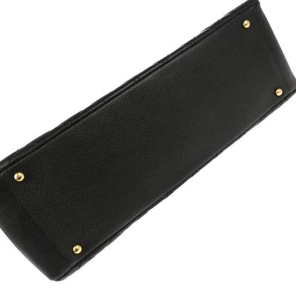 Chanel 2013-2014 Black Caviar Grand Shopping Tote GST XL Handbag