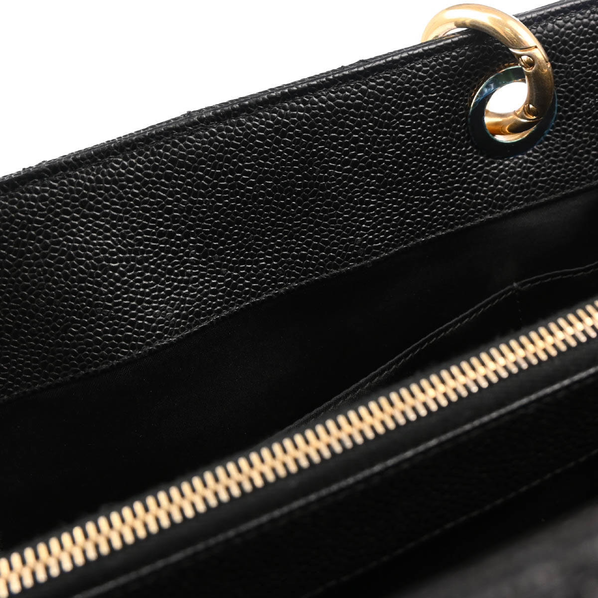 Chanel 2013-2014 Black Caviar Grand Shopping Tote GST XL Handbag