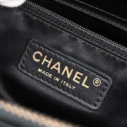 Chanel 2013-2014 Black Caviar Grand Shopping Tote GST XL Handbag