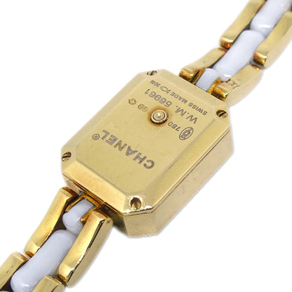 Chanel Premiere H2435 Quartz Watch Ceramic 18KYG Diamond
