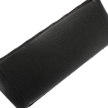 Chanel 2014 Black Caviar Grand Shopping Tote GST Handbag
