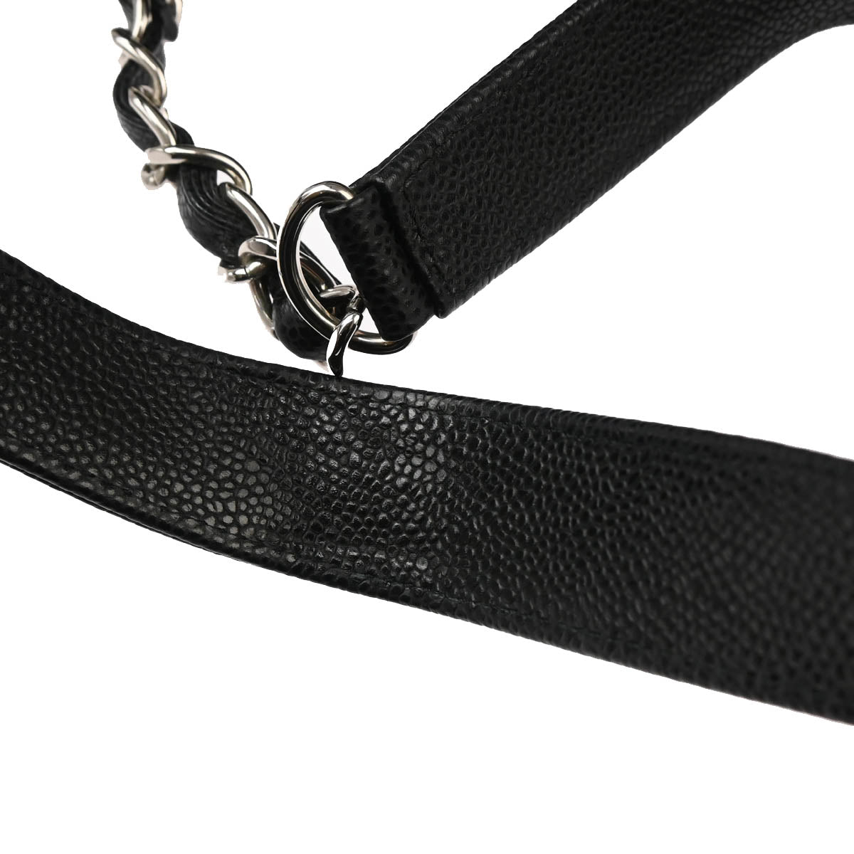 Chanel 2014 Black Caviar Grand Shopping Tote GST Handbag