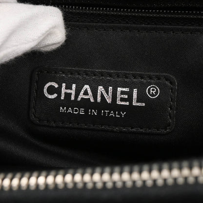 Chanel 2014 Black Caviar Grand Shopping Tote GST Handbag
