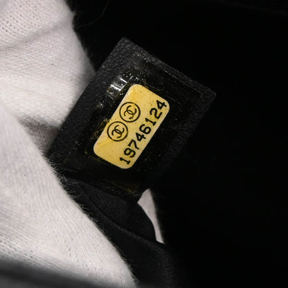 Chanel 2014 Black Caviar Grand Shopping Tote GST Handbag