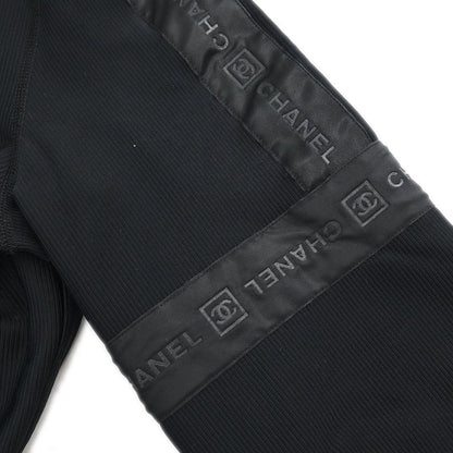 Chanel 2004 Sport Line Zip Up Jacket Black #40