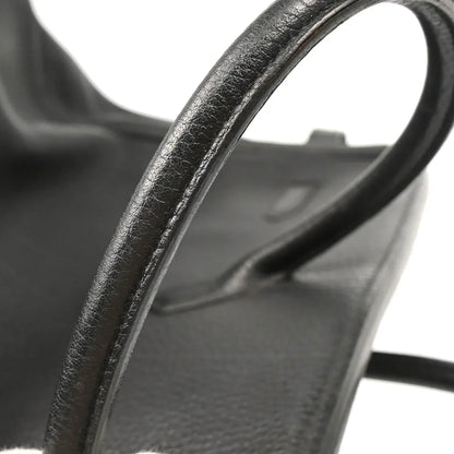 Hermes 2001 Black Togo Birkin 45 Handbag