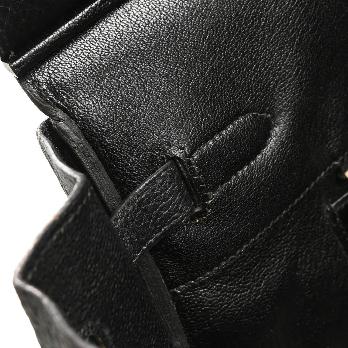 Hermes 2001 Black Togo Birkin 45 Handbag