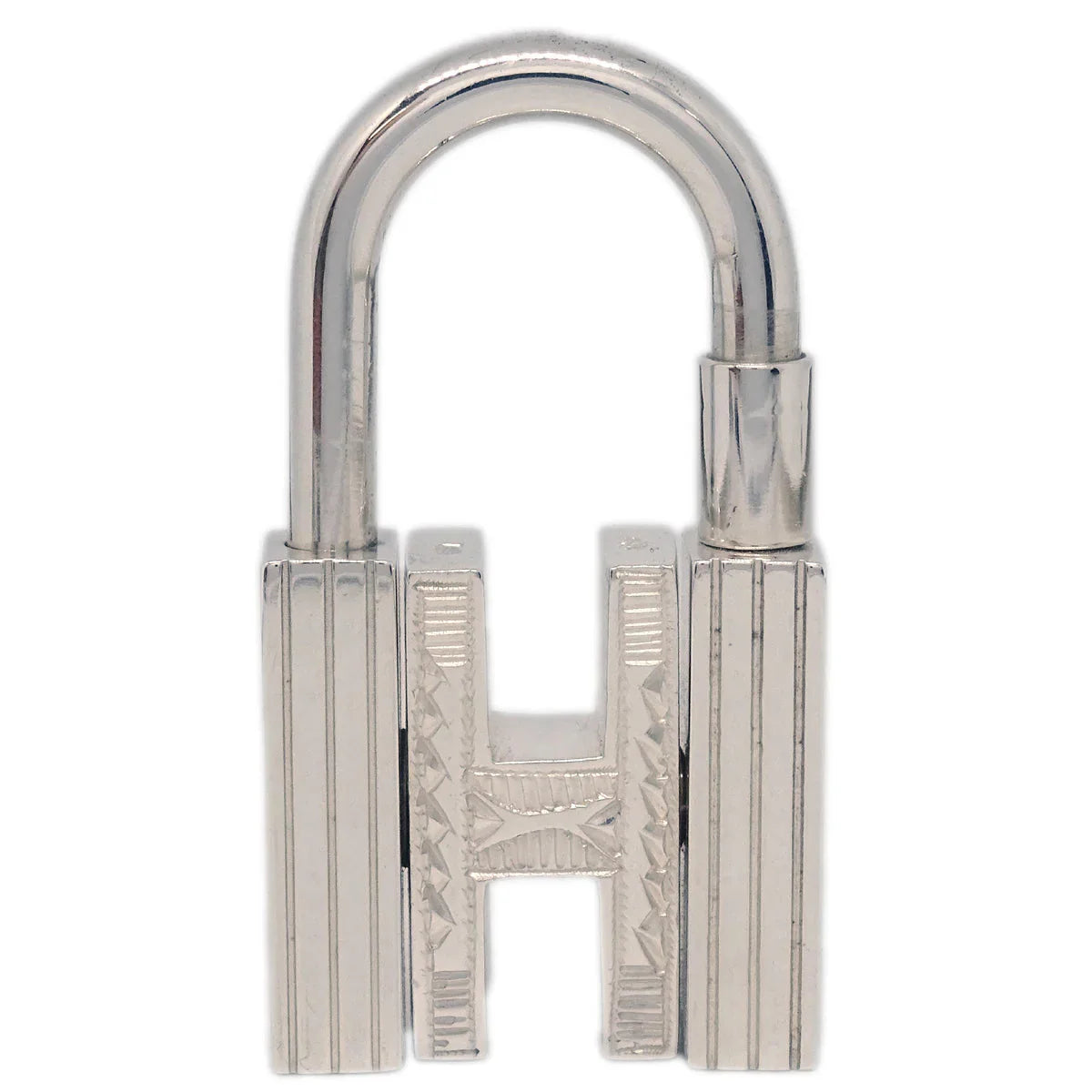 Hermes Touareg H Cadena Sterling Silver Small Good