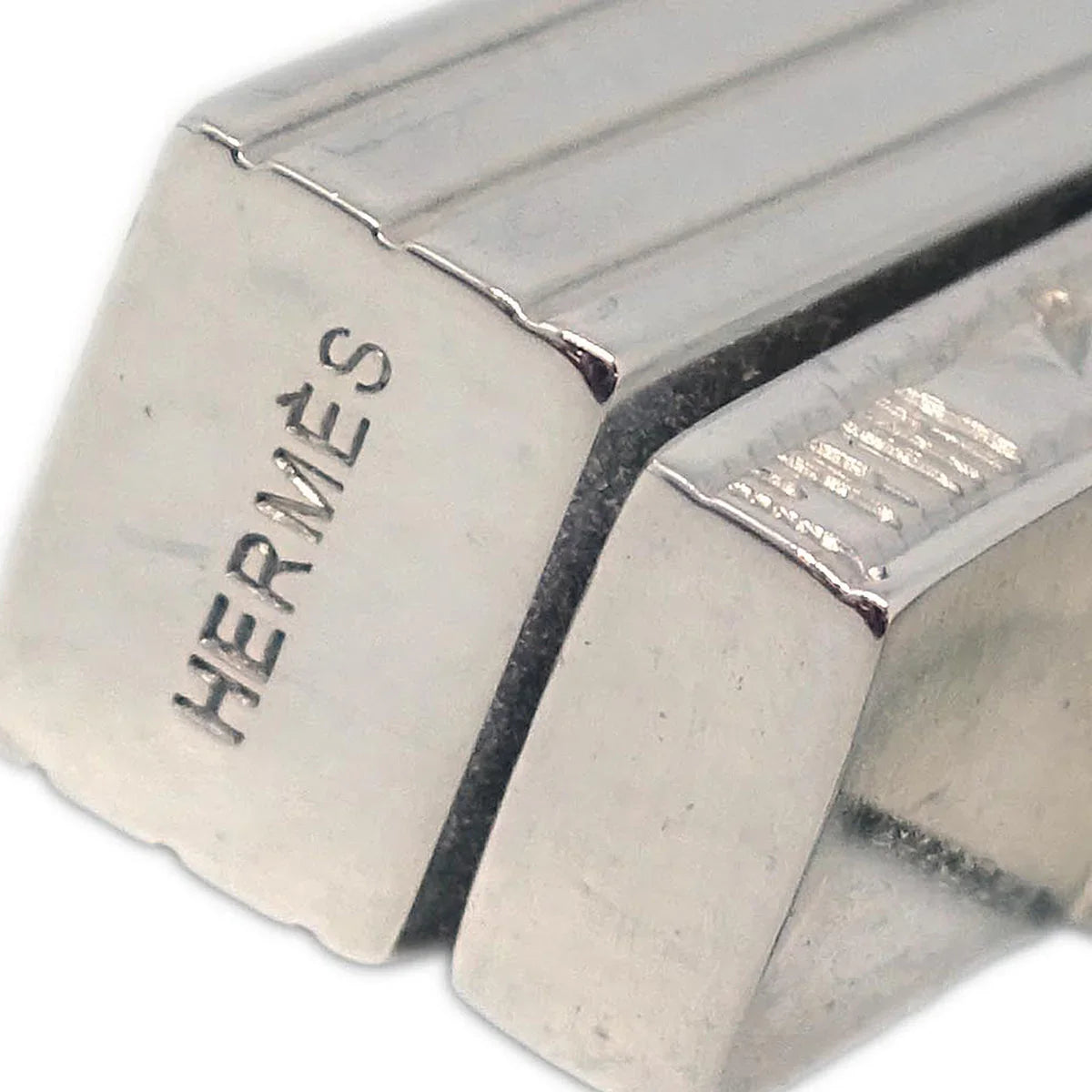 Hermes Touareg H Cadena Sterling Silver Small Good