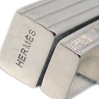 Hermes Touareg H Cadena Sterling Silver Small Good