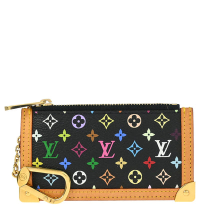 Louis Vuitton 2005 Multicolor Pochette Cles Coin Case Wallet M92654