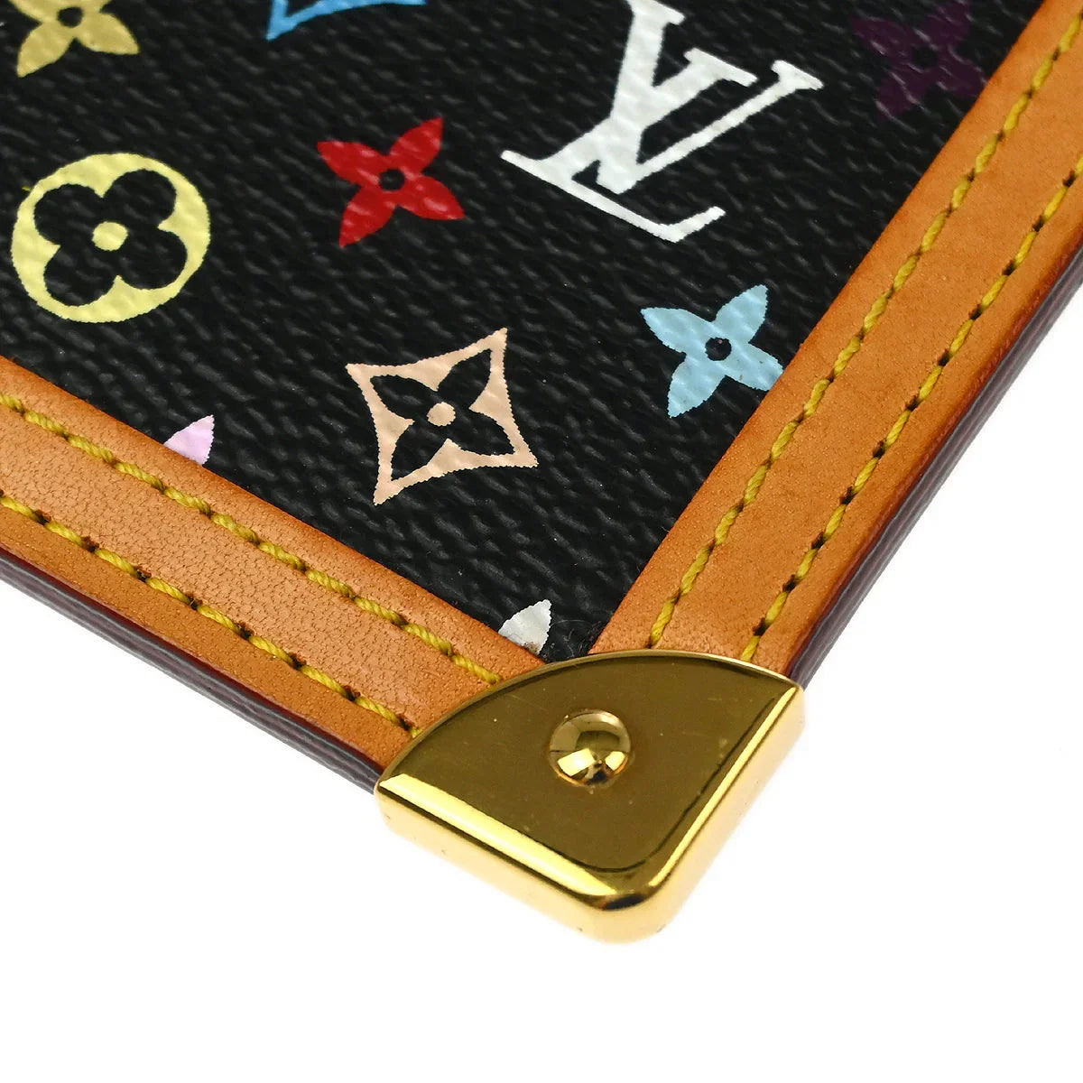 Louis Vuitton 2005 Multicolor Pochette Cles Coin Case Wallet M92654