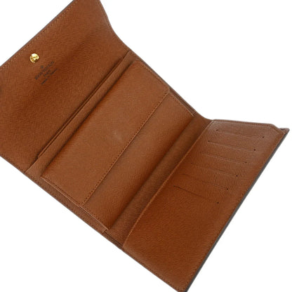Louis Vuitton 2005 Monogram Porte Tresor Etui Papier Wallet M61202