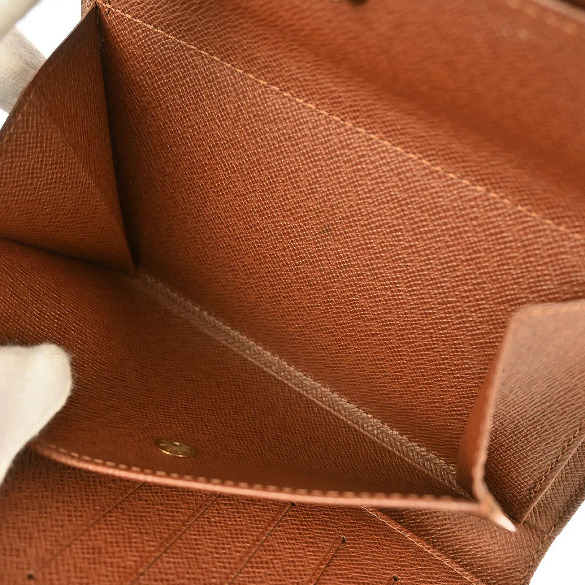 Louis Vuitton 2005 Monogram Porte Tresor Etui Papier Wallet M61202