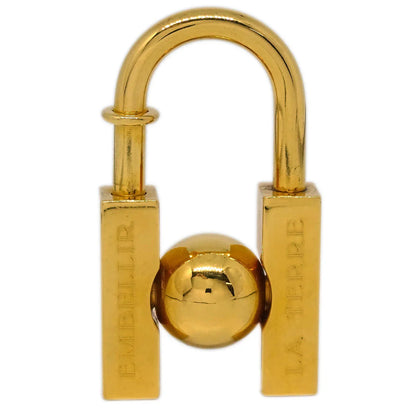 Hermes 2001 Earth Cadena Padlock Gold Small Good