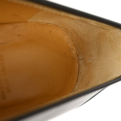 Hermes * Brown Constance Loafers Shoes #35 1/2