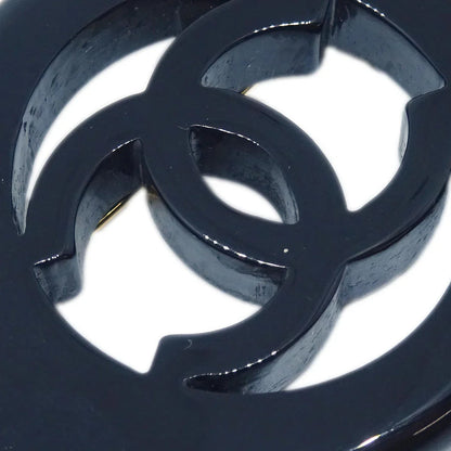 Chanel Brooch Pin Black 97P