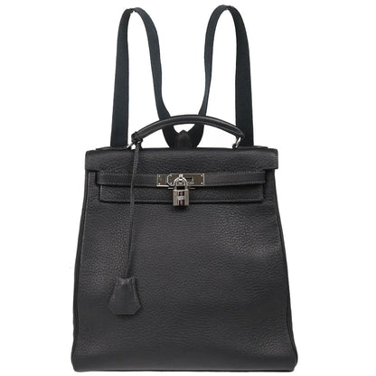 Hermes 2001 Blue Indigo Togo Kelly A Dos GM Backpack