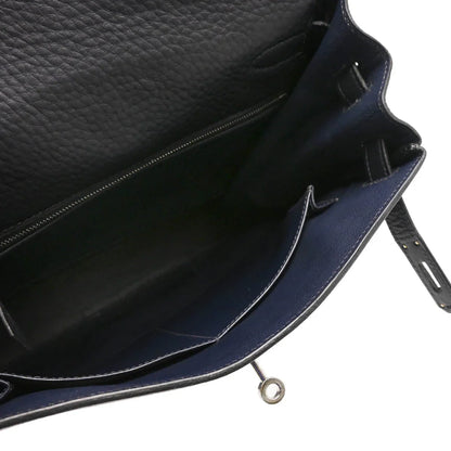 Hermes 2001 Blue Indigo Togo Kelly A Dos GM Backpack