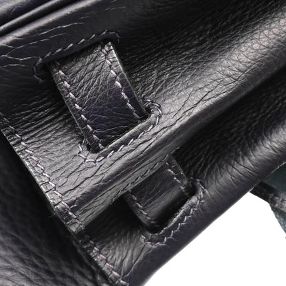 Hermes 2001 Blue Indigo Togo Kelly A Dos GM Backpack