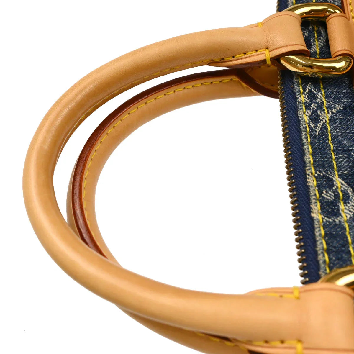 Louis Vuitton 2006 Blue Monogram Denim Neo Speedy Handbag M95019