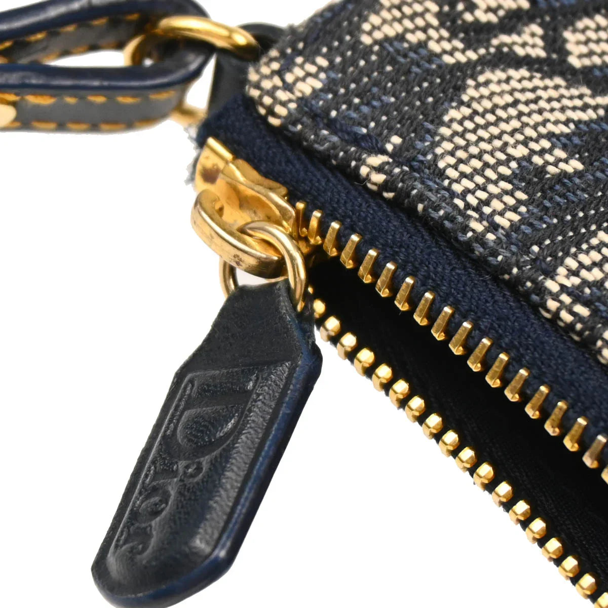 Christian Dior 2004 Navy Trotter Saddle Handbag