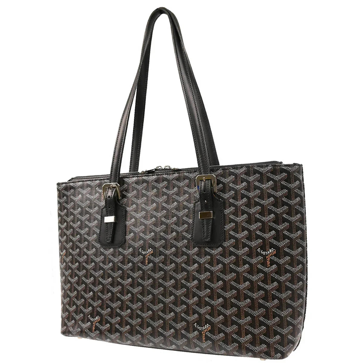 Goyard 2007 Black Okinawa Tote Shoulder Bag
