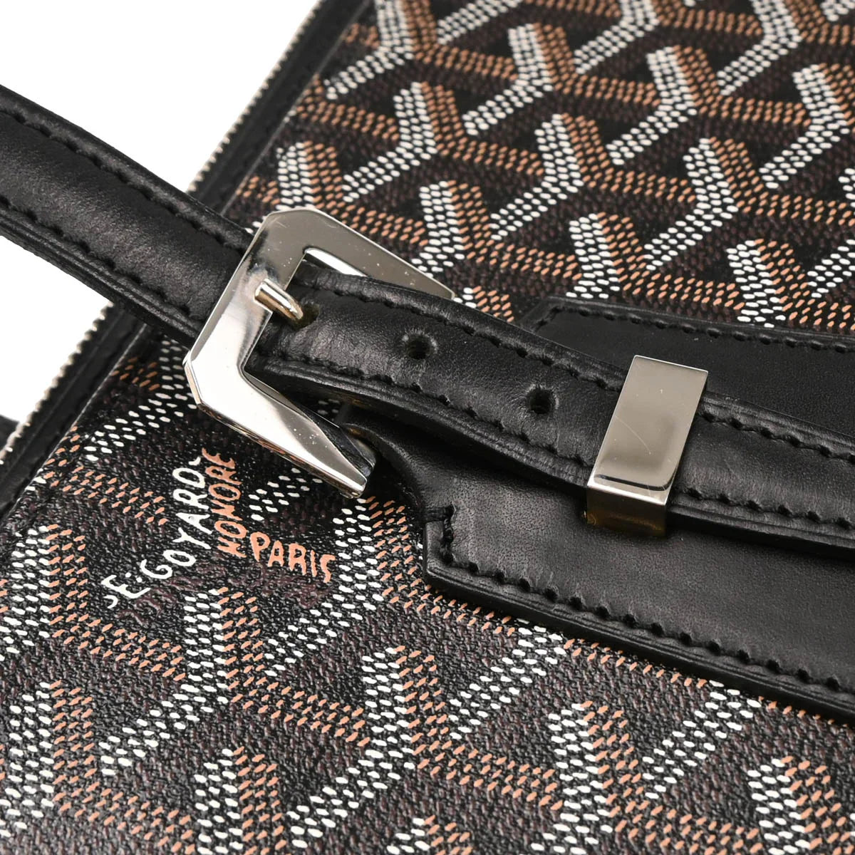 Goyard 2007 Black Okinawa Tote Shoulder Bag
