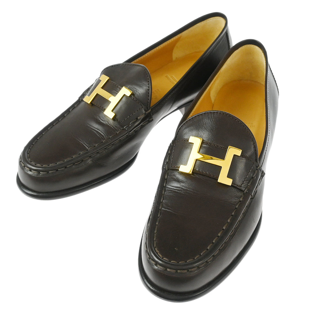 HERMES - HERMES ドレスシューズ/ローファー EU36 1/2(23cm位
