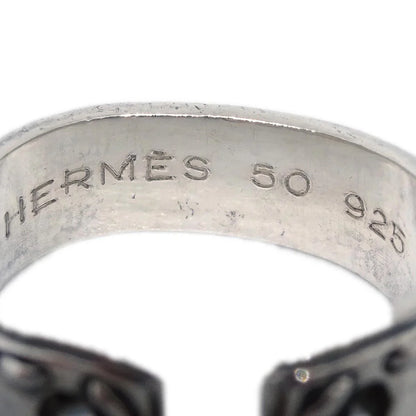 Hermes Ring Silver SV925 #50 #48 #8
