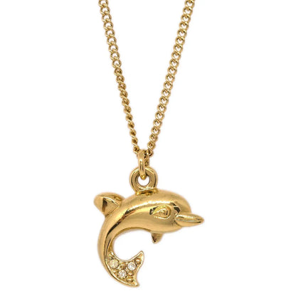 Christian Dior Dolphin Pendant Necklace