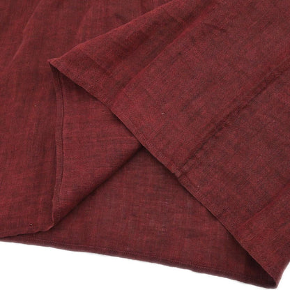 Hermes Shirt Blouse Bordeaux #36