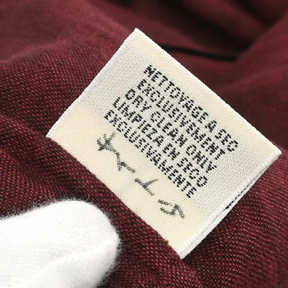 Hermes Shirt Blouse Bordeaux #36