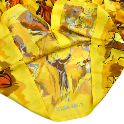 Hermes Shirt Blouse Yellow #40