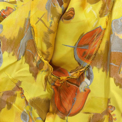Hermes Shirt Blouse Yellow #40