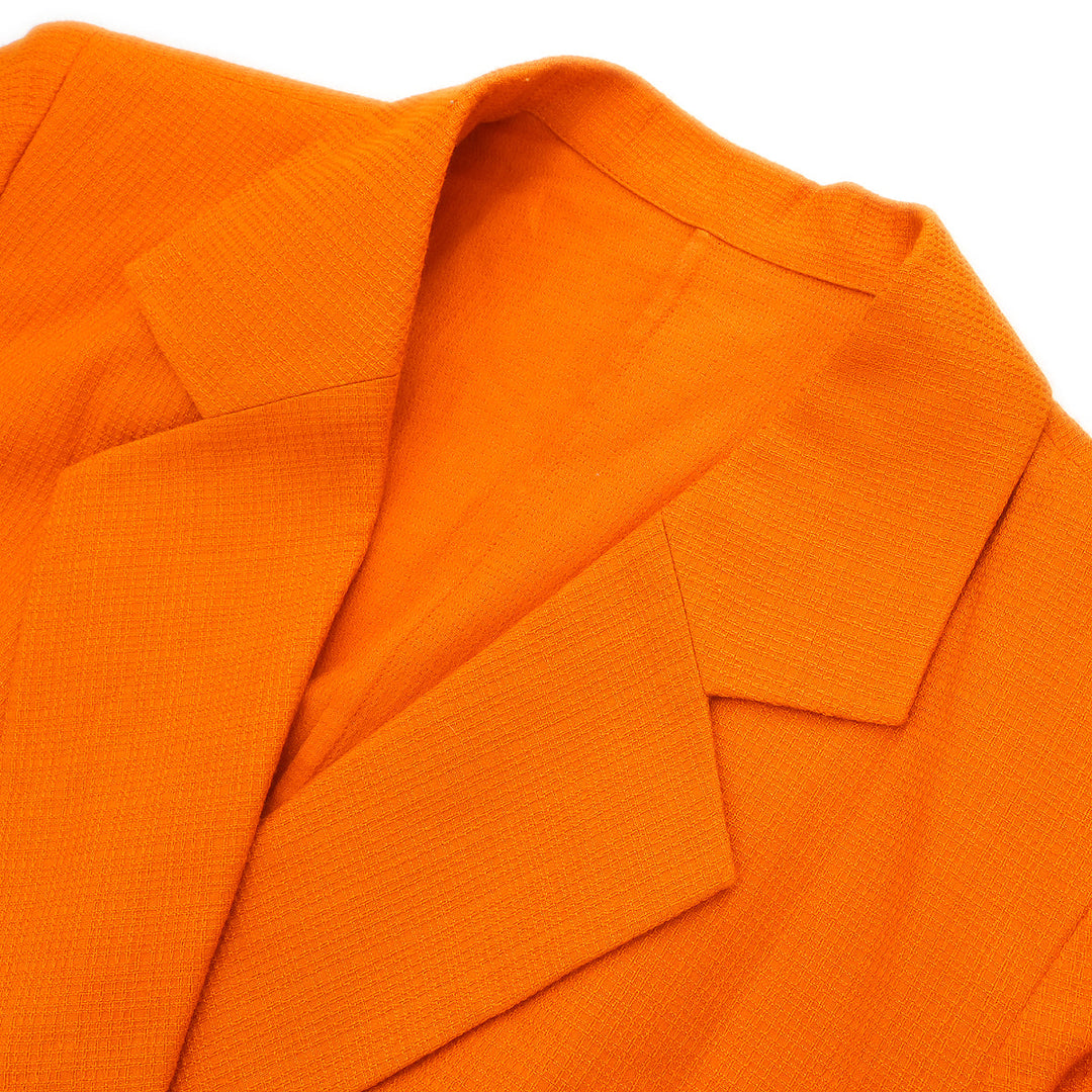 Christian Dior Setup Suit Jacket Skirt Orange #13 – AMORE Christian Dior Setup Suit Jacket Skirt Orange #13 – AMORE