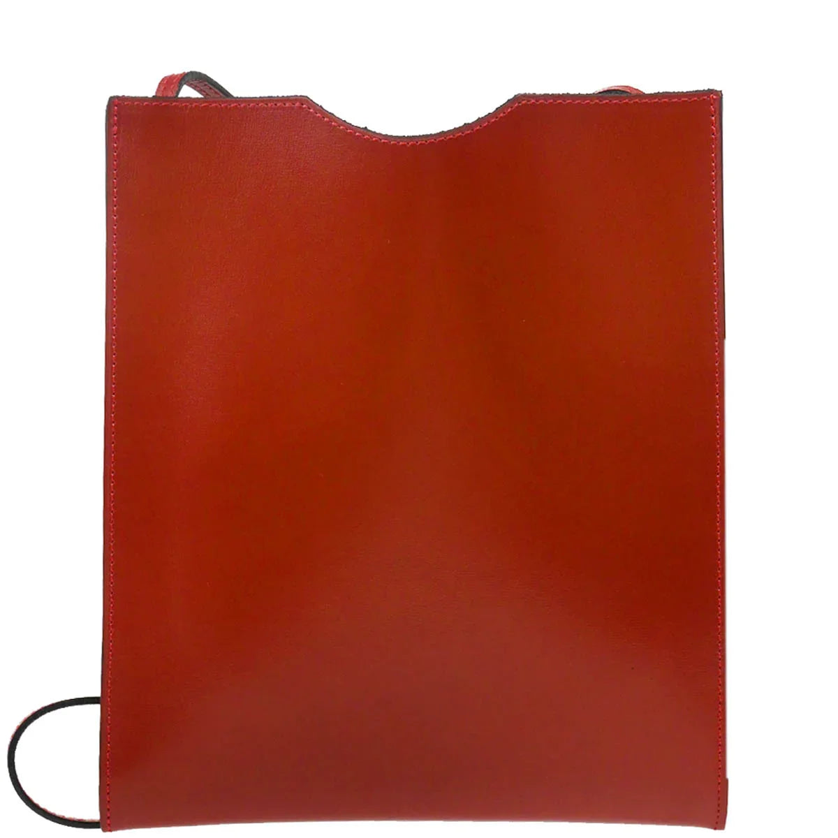 Hermes Rouge H Box Calf Onimaitou Crossbody Pochette Shoulder Bag
