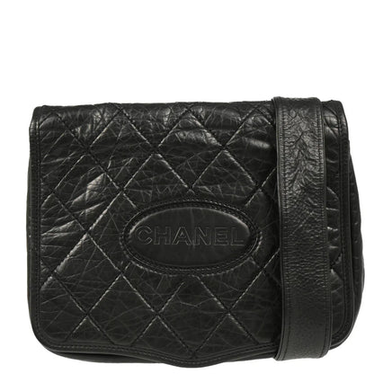 Chanel 2005-2006 Black Calfskin Shoulder Bag