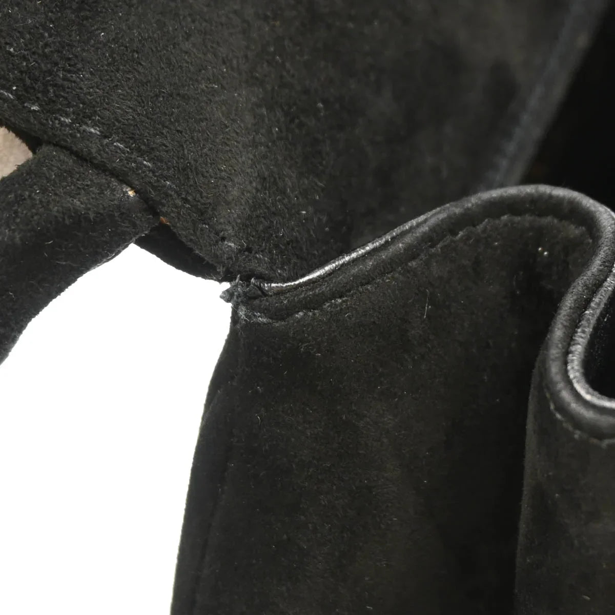 Chanel Black Suede Handbag
