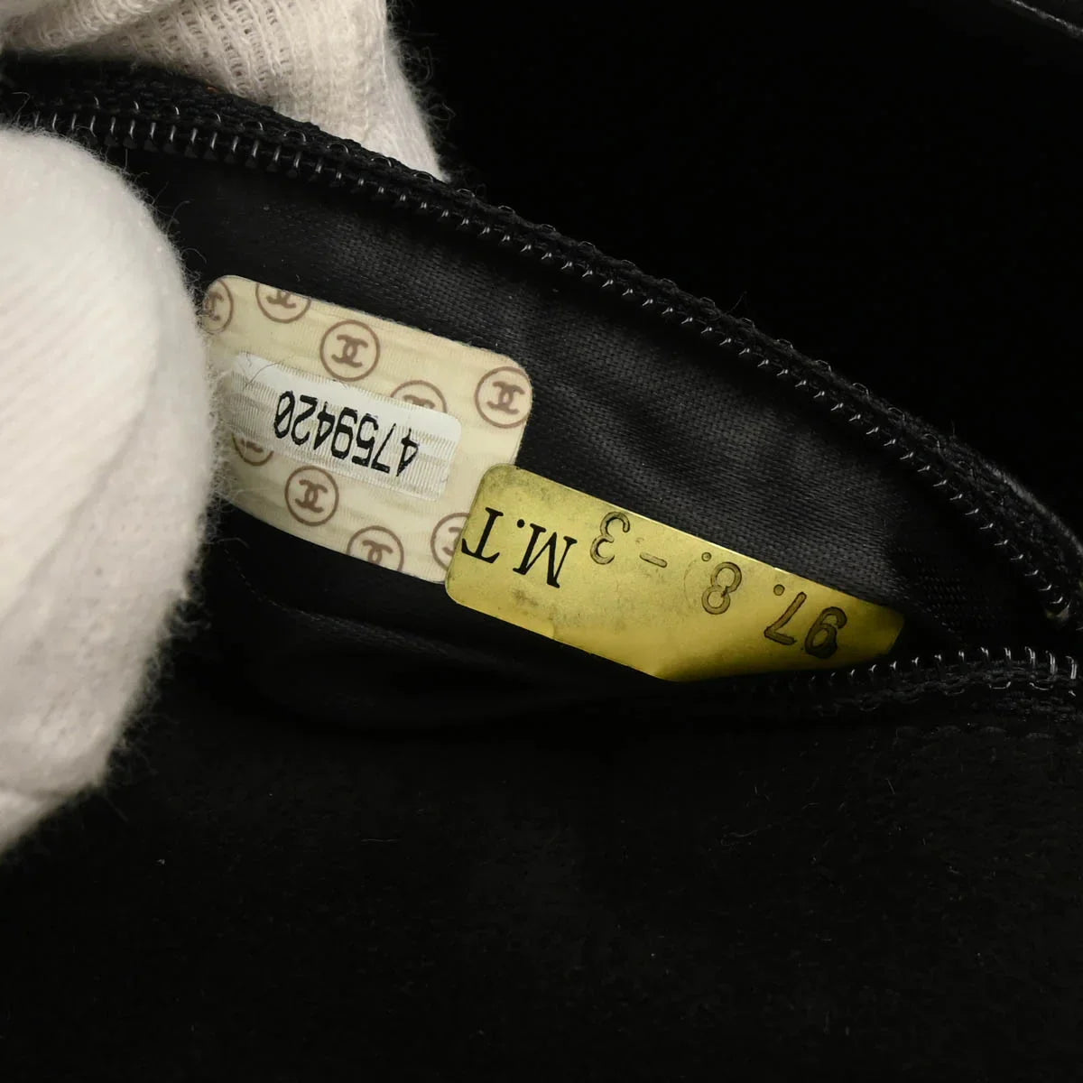 Chanel Black Suede Handbag