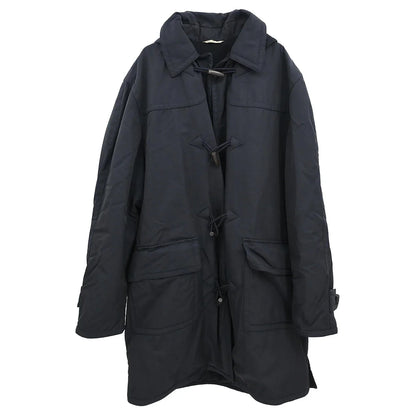 Hermes Single Breasted Coat Black #50