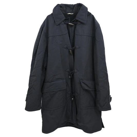 Hermes Single Breasted Coat Black #50